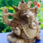 Ganesha statue Elephant Remover Obstacles Balinese Art carved wood sculpture
