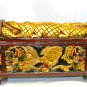 Balinese DOWRY Wedding Offering BOX Chest Hand Carved Painted Wood Bali Art