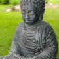 Serenity Buddha Garden Statue Handmade cast lava stone Bali Yard Art