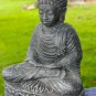 Serenity Buddha Garden Statue Handmade cast lava stone Bali Yard Art