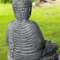 Serenity Buddha Garden Statue Handmade cast lava stone Bali Yard Art