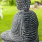 Serenity Buddha Garden Statue Handmade cast lava stone Bali Yard Art
