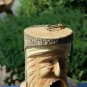 Tree Spirit Birdhouse Wizard rustic Hand Carved Wood Bird house Bali garden Art