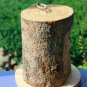 Tree Spirit Birdhouse Wizard rustic Hand Carved Wood Bird house Bali garden Art