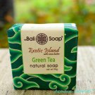 Bali Soap Bar Green Tea Bar Handmade Cocoa Butter Natural coconut oil vegan