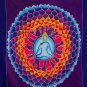 Batik Lotus Mandala Wall hanging Handmade Tapestry Banner Yoga Bali Art