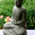 Lotus Pose Buddha Garden Statue Dhyana Mudra Cast lava stone Bali Yard  Art
