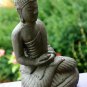 Lotus Pose Buddha Garden Statue Dhyana Mudra Cast lava stone Bali Yard  Art