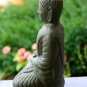Lotus Pose Buddha Garden Statue Dhyana Mudra Cast lava stone Bali Yard  Art