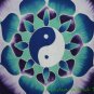 Batik Yin Yang  Mandala Wall Hanging Banner Tapestry Handmade Balinese Art