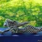 Mermaid star Wall hanging Panel Hand carved wood Bali Nautical art left
