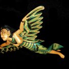 Flying Dewi Sri Mobile Goddess Demon Chaser Crib Guardian Bali Folk Art 12"