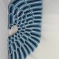Dewi Sri Goddess Angel Wings Teal Sculpture Carved Wood Balinese Wall Art Decor