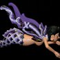 Winged Mermaid Goddess Mobile Demon Chaser Carved Wood Purple Bali Art 17"