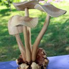 Magic Bali Mushroom Parasite Wood Carving Balinese Art Sculpture hand carved