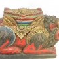 Balinese Singa Lion Statue Temple Offering BOX Polychrome Carved Wood Bali Art