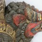Balinese Singa Lion Statue Temple Offering BOX Polychrome Carved Wood Bali Art