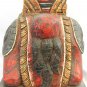 Balinese Singa Lion Statue Temple Offering BOX Polychrome Carved Wood Bali Art