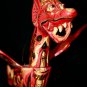 Flying Naga Dragon Mobile Cradle Guardian Hand Carved wood Balinese Art 16" Red