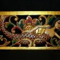 Bali Mermaid Relief Panel Hand carved wood Balinese Architectural Wall Art