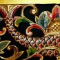 Bali Mermaid Relief Panel Hand carved wood Balinese Architectural Wall Art