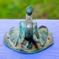Bronze Ganesha Elephant Wall Hook lost wax Cast Verdigris Balinese Art