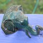 Bronze Ganesha Elephant Wall Hook lost wax Cast Verdigris Balinese Art