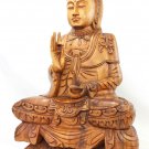 Guanyin Goddess of Compassion Mercy Statue Wood Carving Sculpture Bali Art 25" Guanyin Goddess of Compassion Mercy Statue Wood Carving Sculpture Bali Art 25"