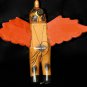 Flying Elephant mobile demon chaser Bali carved wood Balinese folk Art 12"