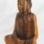 Meditating Buddha Dhyana Mudra Statue Sculpture wood carving Balinese Art 17"