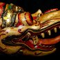 Balinese Garuda Eagle Mask Topeng Carved wood Bali Wall Art Indonesia white