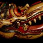 Balinese Garuda Eagle Mask Topeng Carved wood Bali Wall Art Indonesia white