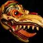 Balinese Garuda Eagle Mask Topeng Carved wood Bali Wall Art Indonesia white