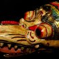 Balinese Garuda Eagle Mask Topeng Carved wood Bali Wall Art Indonesia white