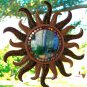 Sunburst SUN Mirror wall art windblown Mosaic Handmade Bali Boho Decor