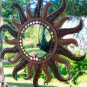 Sunburst SUN Mirror wall art windblown Mosaic Handmade Bali Boho Decor