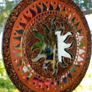 SUN Sunburst Mosaic Mirror Handmade Bali Wall hanging Art Boho Decor