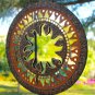 SUN Sunburst Mosaic Mirror Handmade Bali Wall hanging Art Boho Decor