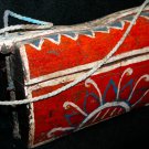 Vintage Tobacco betel nut primitive Wood Carrying case Bag Sumba Indonesian Art