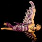 Flying Dewi Sri Goddess Demon Chaser Mobile Wings Carved Wood Bali art Purple 12