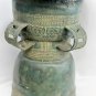 Balinese Rain Drum Bronze side table Lost Wax Garden Decor Handmade Bali art