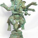 Nataraja Ganesh Bronze Statue Elephant God Handmade Lost wax cast Bali Art