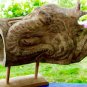 Rustic Ganesha Elephant Sculpture Hollow Tree Wood Carving Bali art OOAK