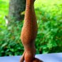 Yoga Mermaid Wood carving Statue Sirsasana Pose Handmade Balinese Art