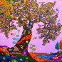 Tree of Life Painting acrylic canvas Ubud Bali Wall art signed Agung