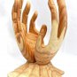 BUDDHA Mudra Blessing HANDS Statue Hand Carved Wood Sculpture Balinese Art