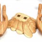 BUDDHA Mudra Blessing HANDS Statue Hand Carved Wood Sculpture Balinese Art