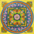 Hamsa Hand Mandala Painting Sacred Geometry handmade Bali Wall Art Hanging
