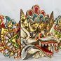 Balinese Garuda mask Eagle God Topeng Hand Carved wood Bali Wall Art Indonesia
