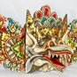 Balinese Garuda mask Eagle God Topeng Hand Carved wood Bali Wall Art Indonesia